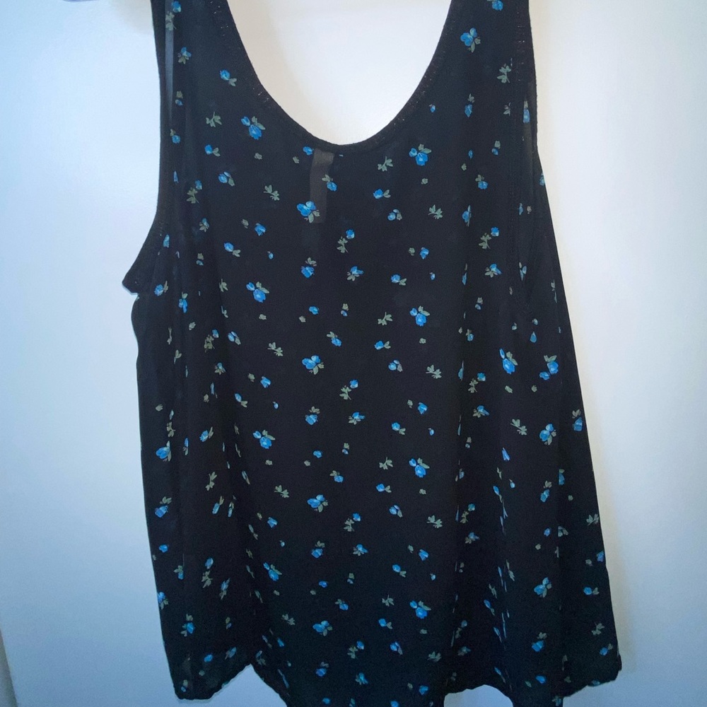 Black tank top